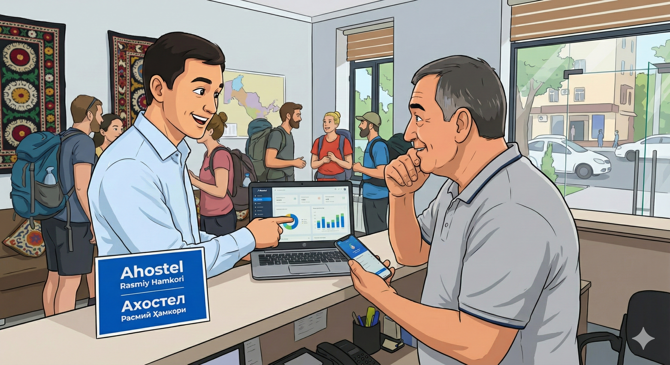 Хостел бизнесингизни янги босқичга олиб чиқинг — Ahostel тармоғига қўшилинг!
